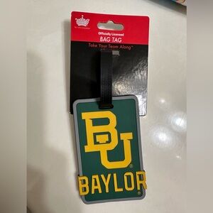 Baylor bag tag.
